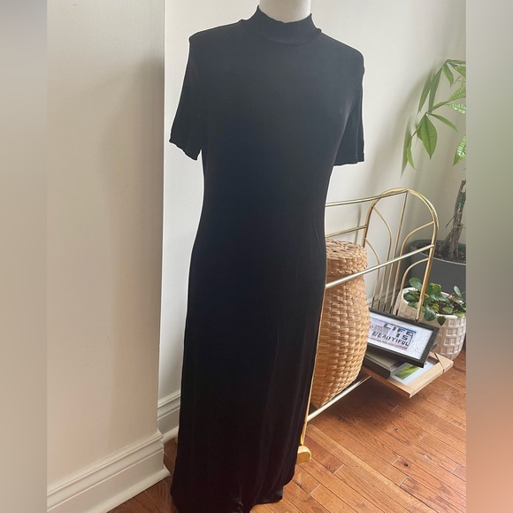 Vintage 90s Sheer-Ish Slinky Dress - Picture 3 of 6